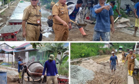 Peninjauan Lokasi pembangunan Jalan / Gang kegiatan Pro Bebaya Kelurahan Loa Buah Tahun 2022