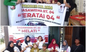 GIAT PROBEBAYA 2024 KELURAHAN LOA BUAH (Pengolahan Kue Kering Pokmas Bersama untuk Dasawiswa)