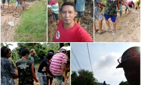 Giat Probebaya Warga RT 1, 3, 10, dan 19 Kelurahan Loa Buah Gelar Gotong Royong Bersihkan Lingkungan
