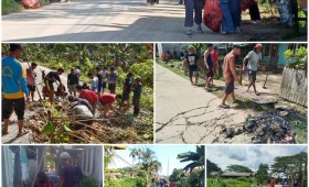 Semangat Gotong Royong Warga Loa Buah Terus Bergelora