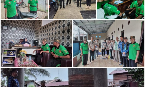 SATLINMAS LOA BUAH LAKUKAN PENINJAUAN LAPANGAN UNTUK CEGAH DINI GANGGUAN KEAMANAN DAN KETERTIBAN